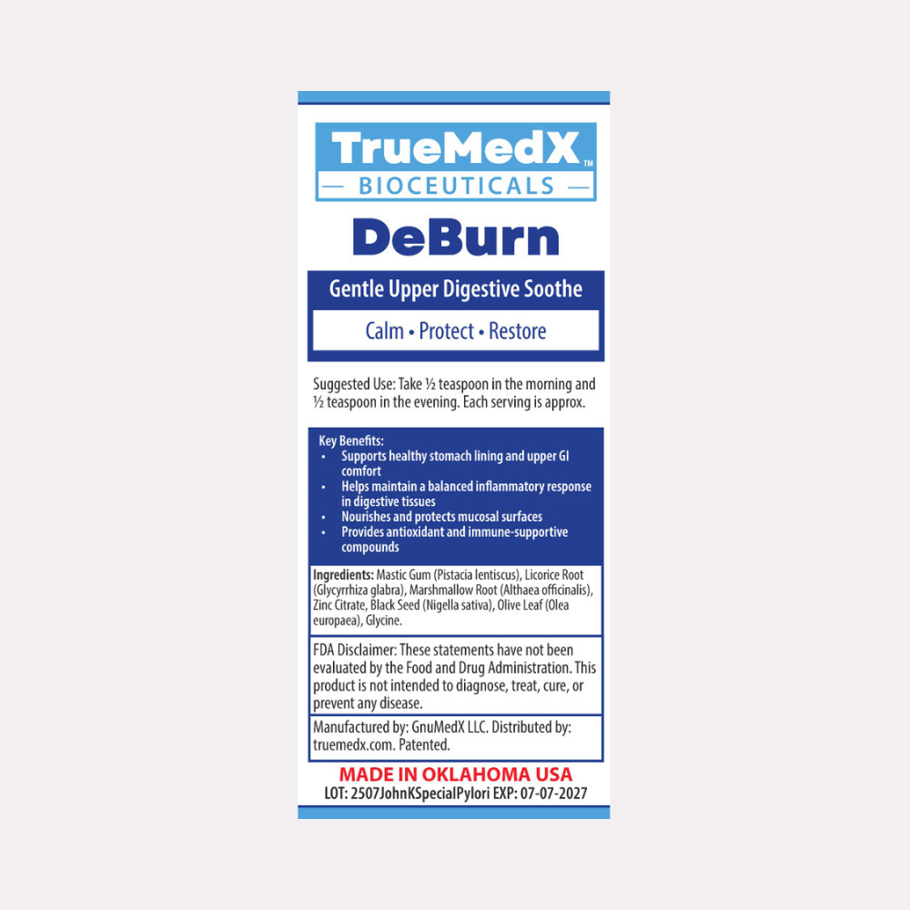 TrueMedX DeBurn – Gentle Upper Digestive Soothe