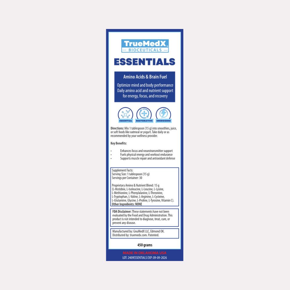 Essentials – Amino Acids & Brain Fuel