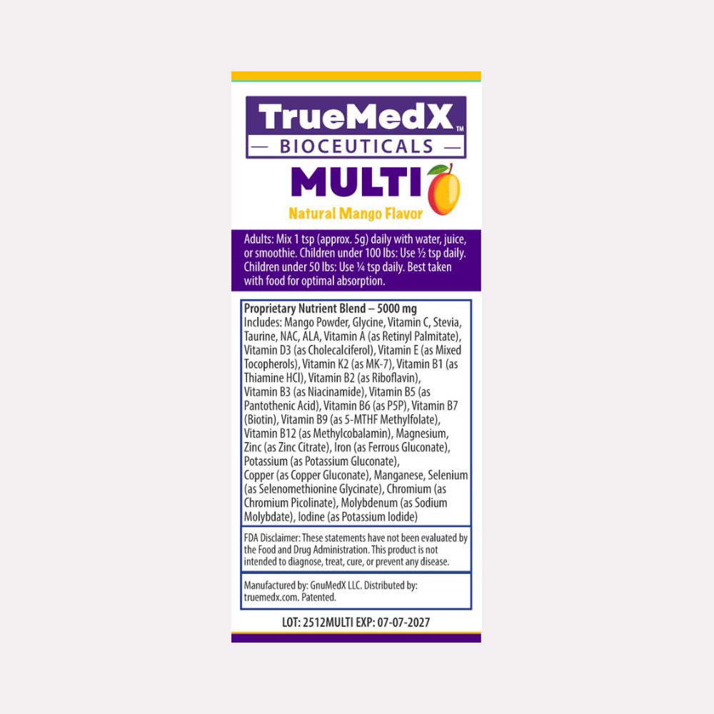 TrueMedX Multi-Vitamin Powder