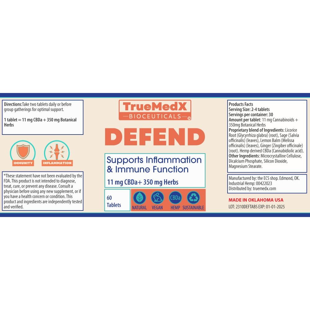 TrueMedX Defend Tablets - TrueMedX Bioceuticals